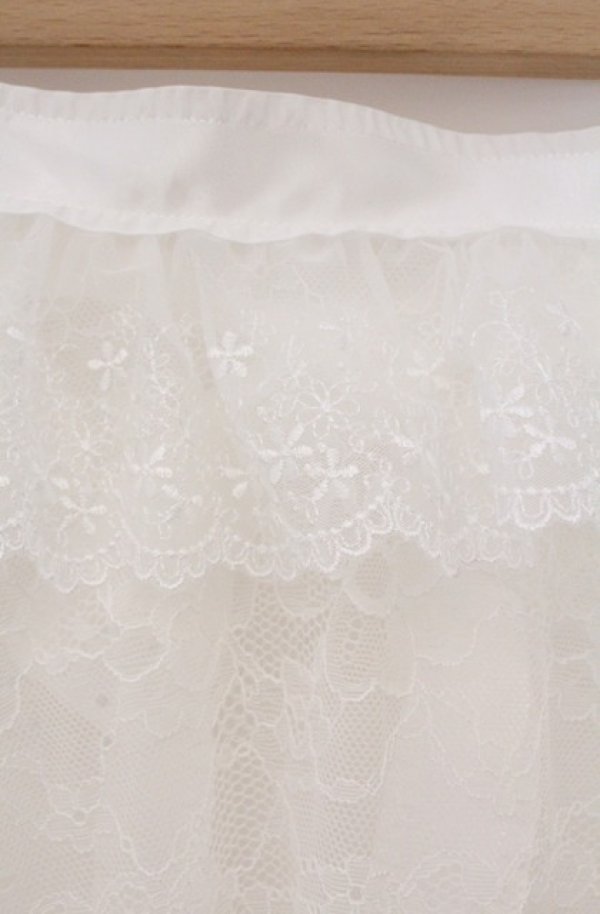 画像2: Princess Flower Garden / TT*KRS3WAYレーススカート  シロ O-26-03-02-002-PU-SK-IG-OS (2)