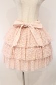 画像1: metamorphose / 総レース三段スカート  ピンク O-26-03-02-018-ME-SK-IG-OS (1)