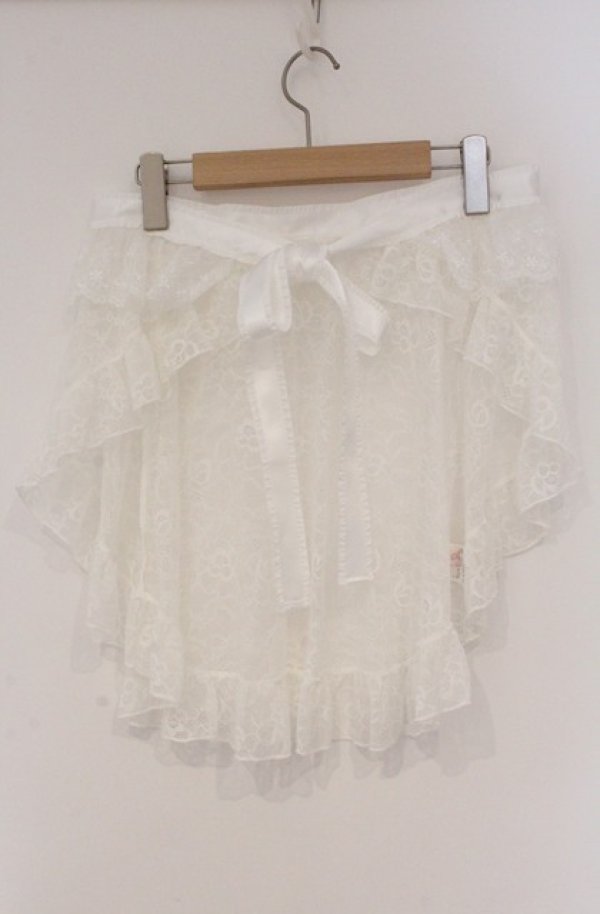 画像3: Princess Flower Garden / TT*KRS3WAYレーススカート  シロ O-26-03-02-002-PU-SK-IG-OS (3)
