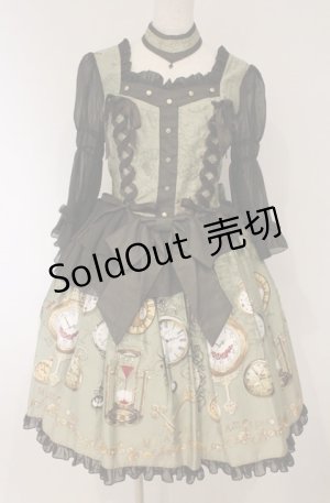 画像: metamorphose / Time lag worldワンピース  オリーブグリーン O-26-03-02-023-ME-OP-OW-OS