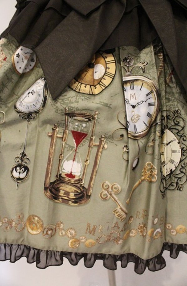 画像4: metamorphose / Time lag worldワンピース  オリーブグリーン O-26-03-02-023-ME-OP-OW-OS (4)