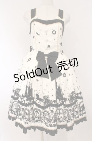 画像: metamorphose / Cinderella〜小さなガラスの靴〜ミニジャンパースカート  アンティークホワイト O-26-03-02-025-ME-OP-OW-OS