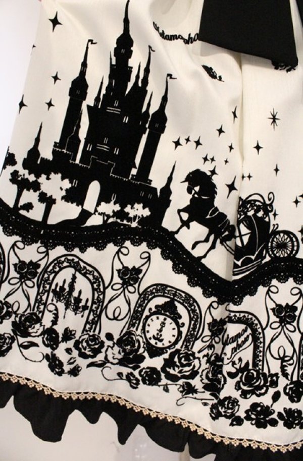 画像3: metamorphose / Cinderella〜小さなガラスの靴〜ミニジャンパースカート  アンティークホワイト O-26-03-02-025-ME-OP-OW-OS (3)