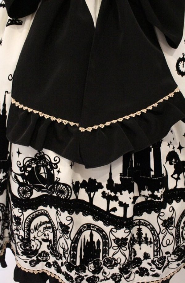 画像6: metamorphose / Cinderella〜小さなガラスの靴〜ミニジャンパースカート  アンティークホワイト O-26-03-02-025-ME-OP-OW-OS (6)