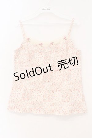 画像: PINK HOUSE / 小花柄キャミソール  ピンク O-26-03-03-025-LO-TO-IG-OS