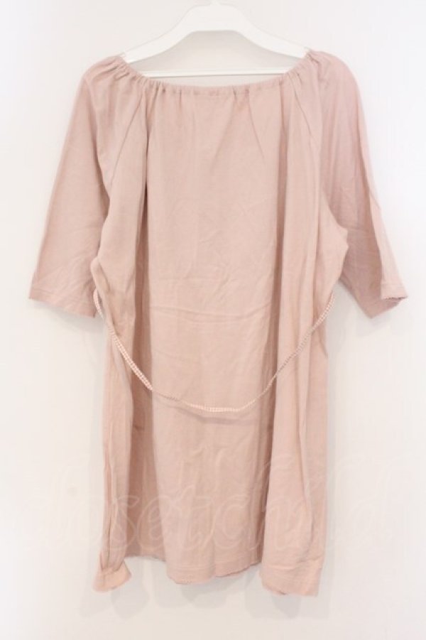 画像4: PINK HOUSE / ギンガム切り替えカットチュニック L ピンク O-26-03-03-028-LO-OP-IG-OS (4)