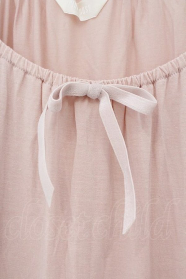 画像2: PINK HOUSE / ギャザー切り替えカットワンピース  ピンク O-26-03-03-029-LO-OP-IG-OS (2)