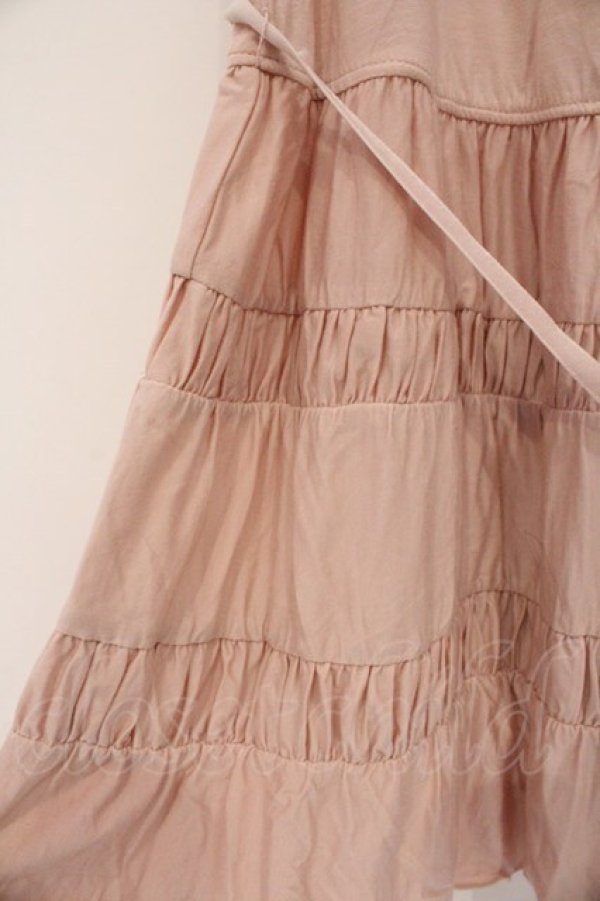 画像3: PINK HOUSE / ギャザー切り替えカットワンピース  ピンク O-26-03-03-029-LO-OP-IG-OS (3)