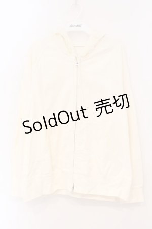 画像: PINK HOUSE / レースフリルパーカー L シロ O-26-03-03-034-LO-TO-IG-OS