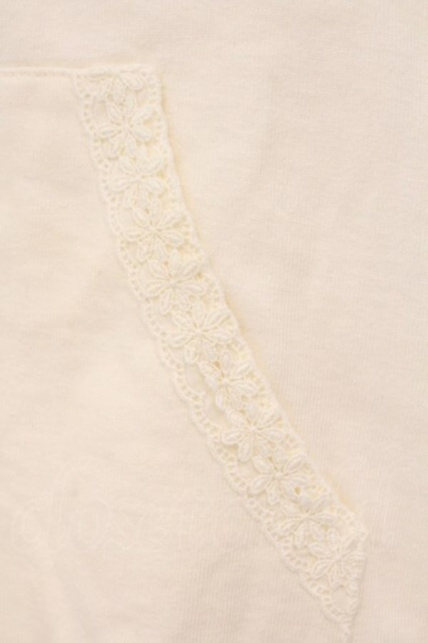 画像3: PINK HOUSE / レースフリルパーカー L シロ O-26-03-03-034-LO-TO-IG-OS (3)