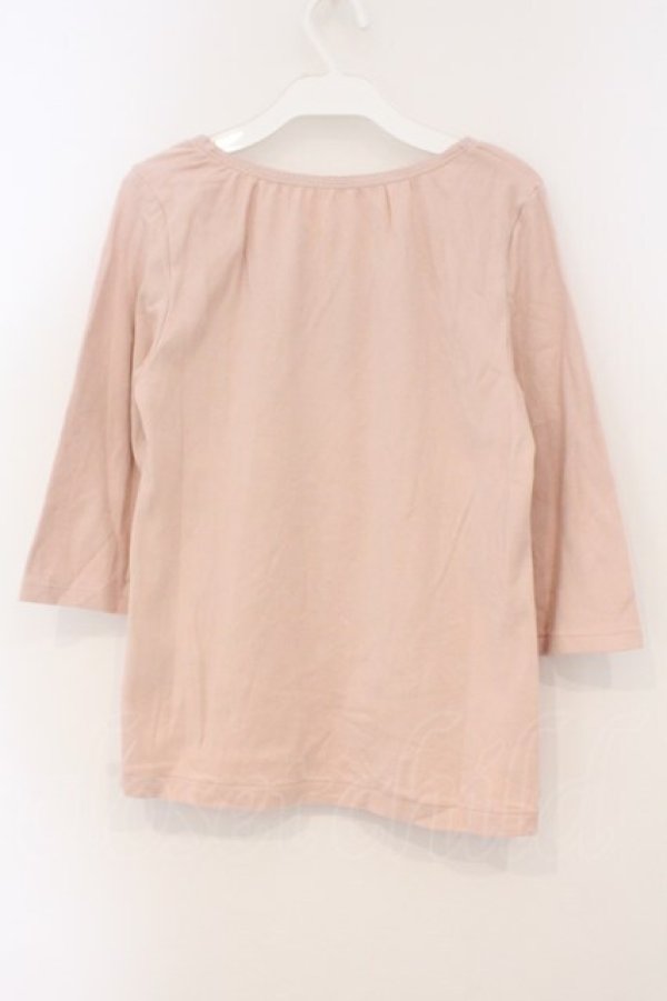 画像3: PINK HOUSE / 薔薇プリントカットソー L ピンク O-26-03-03-036-LO-TO-IG-OS (3)