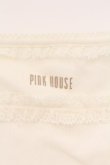 画像2: PINK HOUSE / ロゴレースキャミソール  シロ O-26-03-03-037-LO-TO-IG-OS (2)