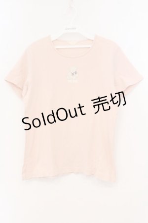 画像: PINK HOUSE / テディプリントTシャツ L ピンク O-26-03-03-038-LO-TS-IG-OS