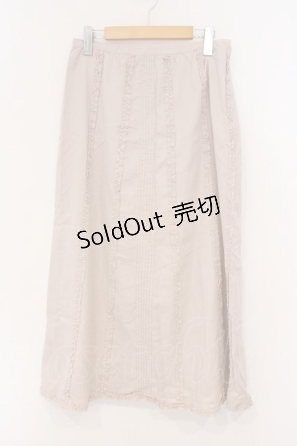 画像1: PINK HOUSE / リネンピコフリルスカート L ピンク O-26-03-03-048-LO-SK-IG-OS (1)