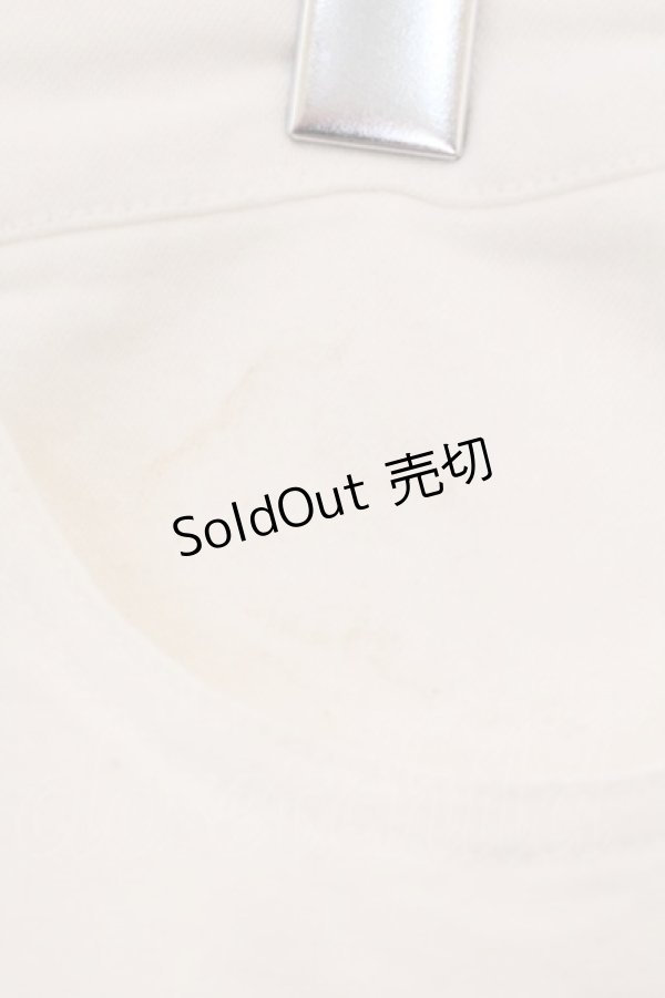 画像3: PINK HOUSE / 裾モチーフデニムスカート L シロ O-26-03-03-050-LO-SK-IG-OS (3)