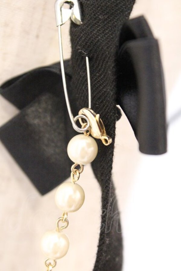 画像4: ALICE and the PIRATES / Milky Rail Trainヨハンフリルパンツ  クロ O-26-03-03-058-PA-PA-OW-OS (4)