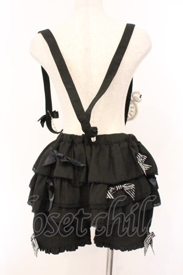 画像5: ALICE and the PIRATES / Milky Rail Trainヨハンフリルパンツ  クロ O-26-03-03-058-PA-PA-OW-OS (5)