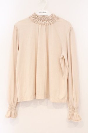 画像: PINK HOUSE / ギャザー使いプルオーバー M アイボリー O-26-03-03-059-LO-TO-OW-OS