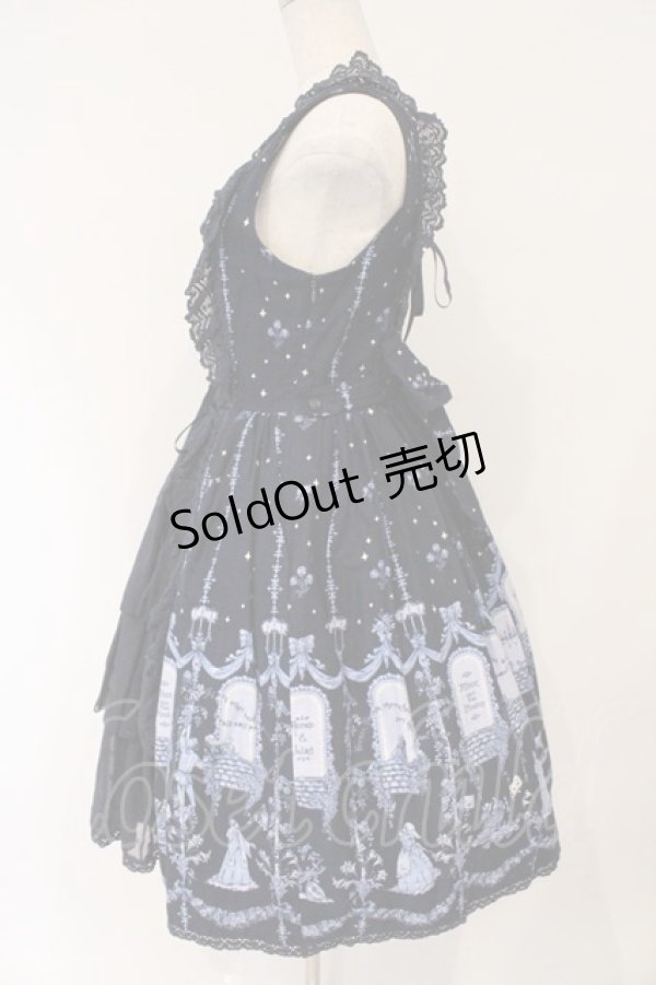 画像4: ALICE and the PIRATES / Poison de l'amour柄プリンセスジャンパースカート  ネイビー O-26-03-03-005-PA-OP-IG-OS (4)