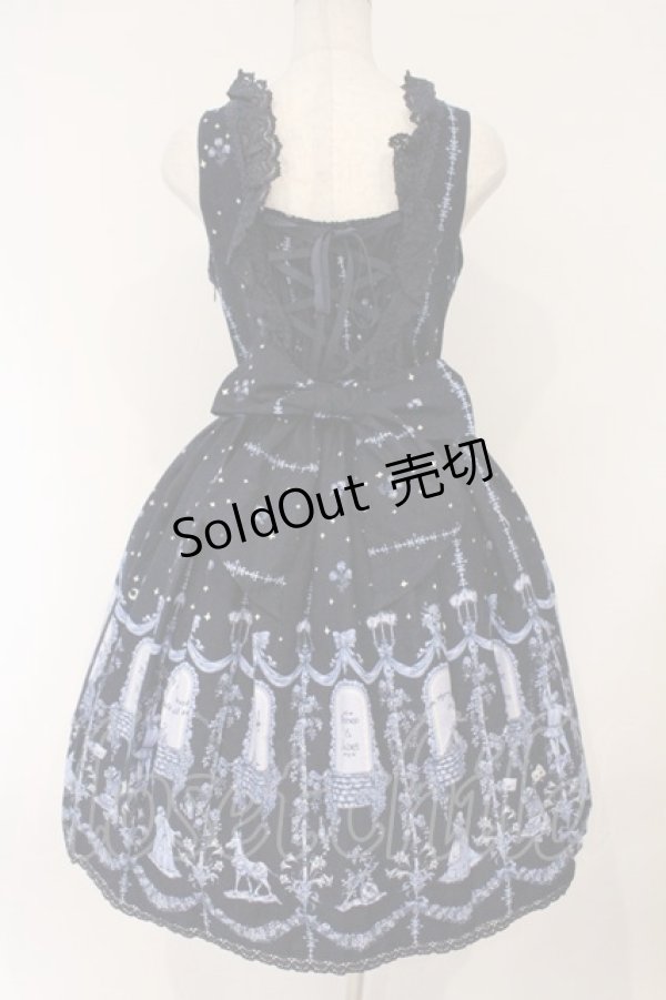 画像5: ALICE and the PIRATES / Poison de l'amour柄プリンセスジャンパースカート  ネイビー O-26-03-03-005-PA-OP-IG-OS (5)