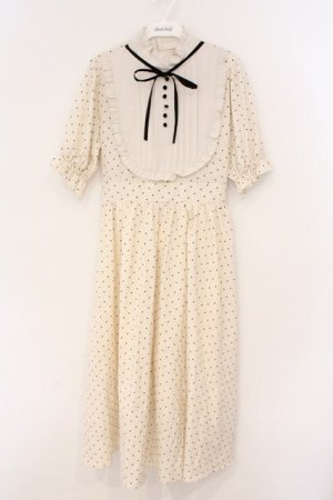 画像: m petit by misako / ナシジミズタマキリカエワンピース M アイボリー O-26-03-03-068-LO-OP-OW-OS