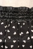 画像2: metamorphose / ハートシフォンスカート  クロ O-26-03-03-006-ME-SK-IG-OS (2)