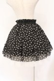 画像4: metamorphose / ハートシフォンスカート  クロ O-26-03-03-006-ME-SK-IG-OS (4)
