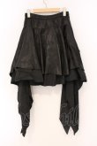 画像4: Qutie Frash / 2023年プレミアム-蘿月-アシメスカート  ブラック O-26-03-03-084-QU-SK-IG-OS (4)