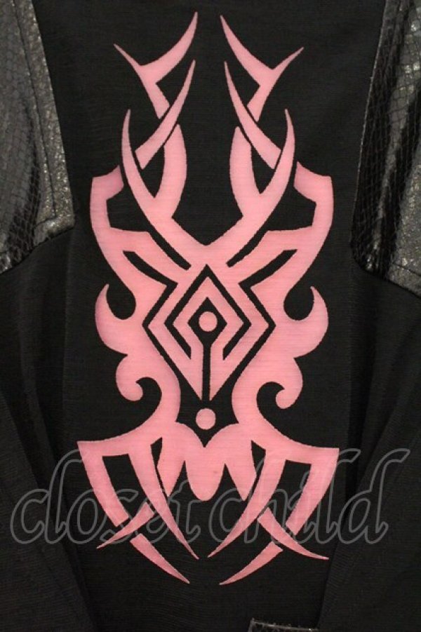 画像6: Qutie Frash / サイバーチャイナワンピース  ブラック×ピンク O-26-03-03-088-QU-OP-IG-OS (6)