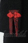 画像4: Qutie Frash / チャイナロングコート  ブラック×レッド O-26-03-03-089-QU-CO-IG-OS (4)