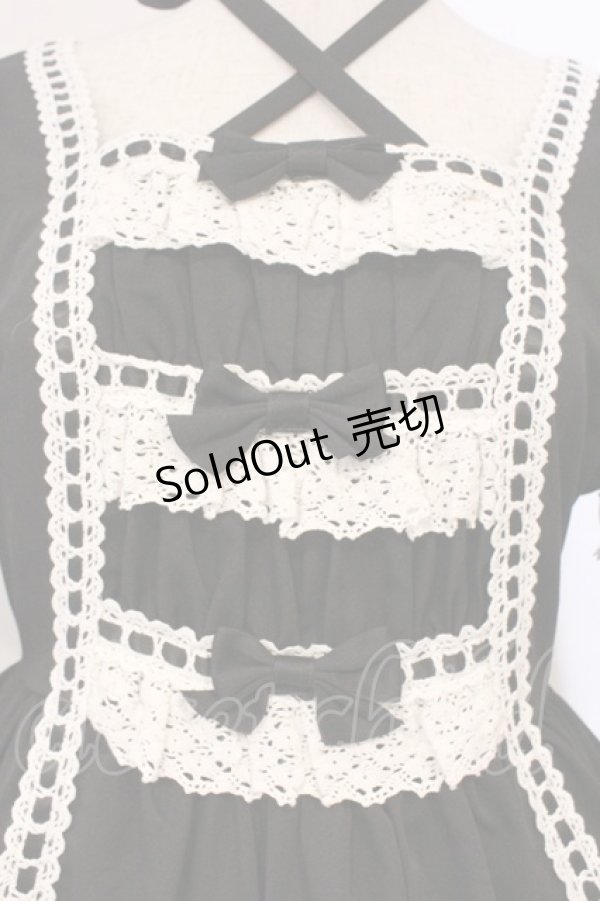 画像2: To Alice / リボンドーリィ福袋[2026]ワンピース単体 M クロ×シロ O-26-03-03-008-LO-OP-OW-OS (2)