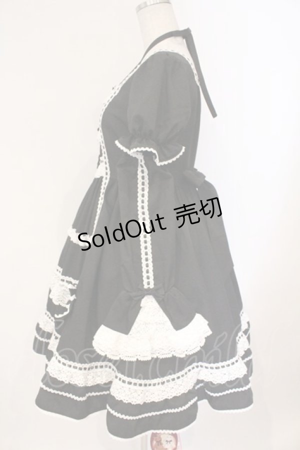 画像4: To Alice / リボンドーリィ福袋[2026]ワンピース単体 M クロ×シロ O-26-03-03-008-LO-OP-OW-OS (4)