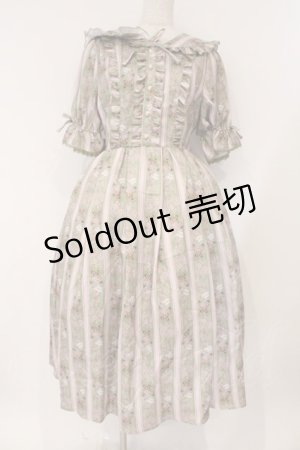 画像: axes femme kawaii / RosyBear柄ワンピース M グリーン O-26-03-03-009-AX-OP-OW-OS