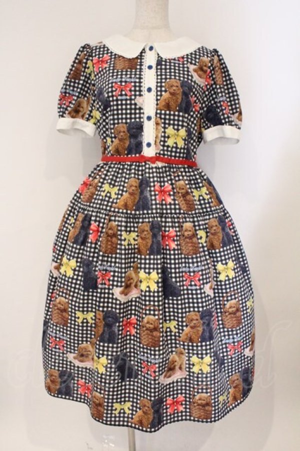 画像1: Emily Temple cute / Toy Poodleワンピース  クロ O-26-03-03-010-ET-OP-OW-OS (1)