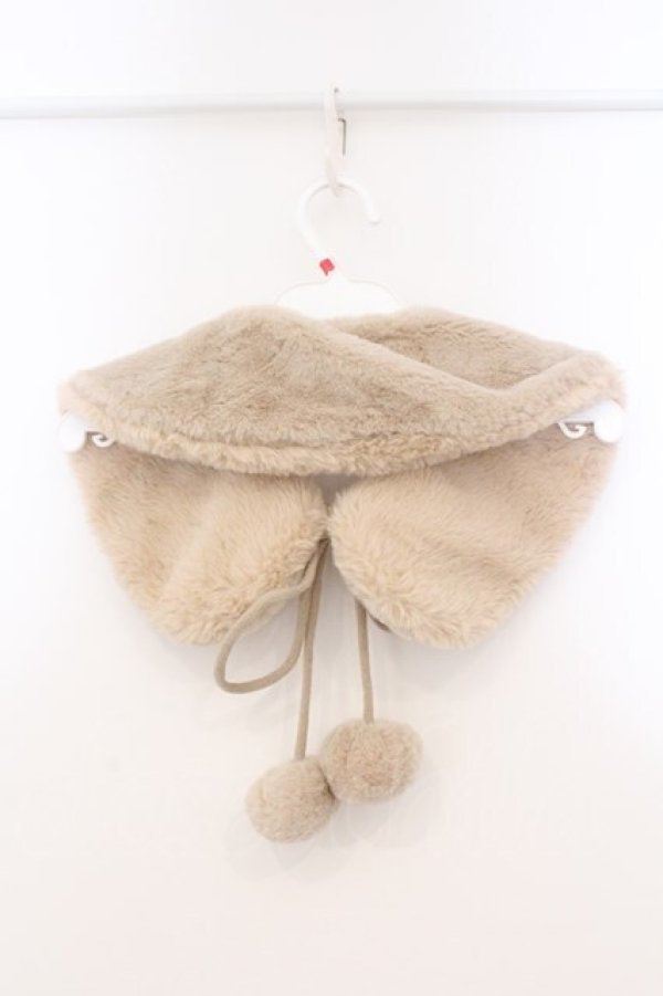 画像2: m petit by misako / ファーティペット  ベージュ O-26-03-03-017-LO-ZA-IG-OS (2)