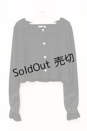 画像: FLC / 星名桜子 UVカットカーディガン L クロ O-26-03-03-019-LO-TO-IG-OS