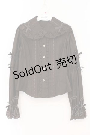 画像: Innocent World / クラシカルリボンブラウス M ブラウン O-26-03-03-022-IW-BL-IG-OS