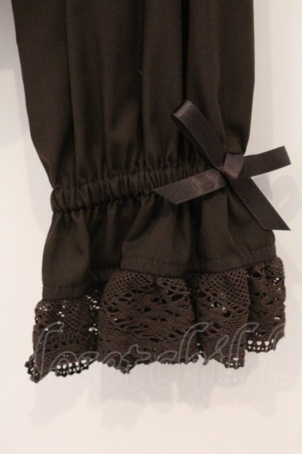 画像4: Innocent World / クラシカルリボンブラウス M ブラウン O-26-03-03-022-IW-BL-IG-OS (4)