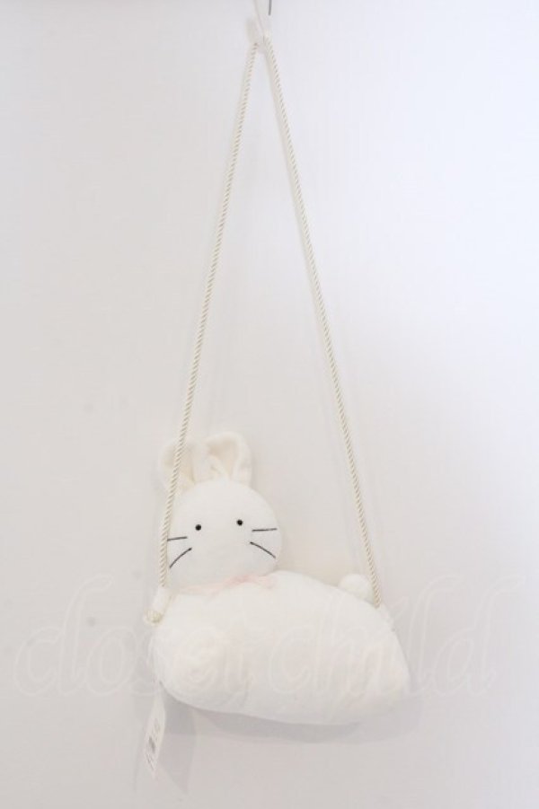 画像1: merry jenny / 【求心フレンズコラボ】うさぎのバッグ  シロ O-26-03-04-001-LO-BG-OW-OS (1)