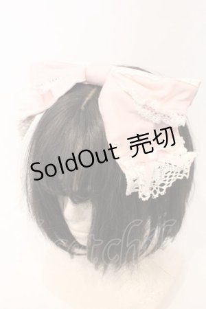 画像: Angelic Pretty / はしごレースエレガントカチューシャ  ピンク O-26-03-04-033-AP-AC-IG-OS