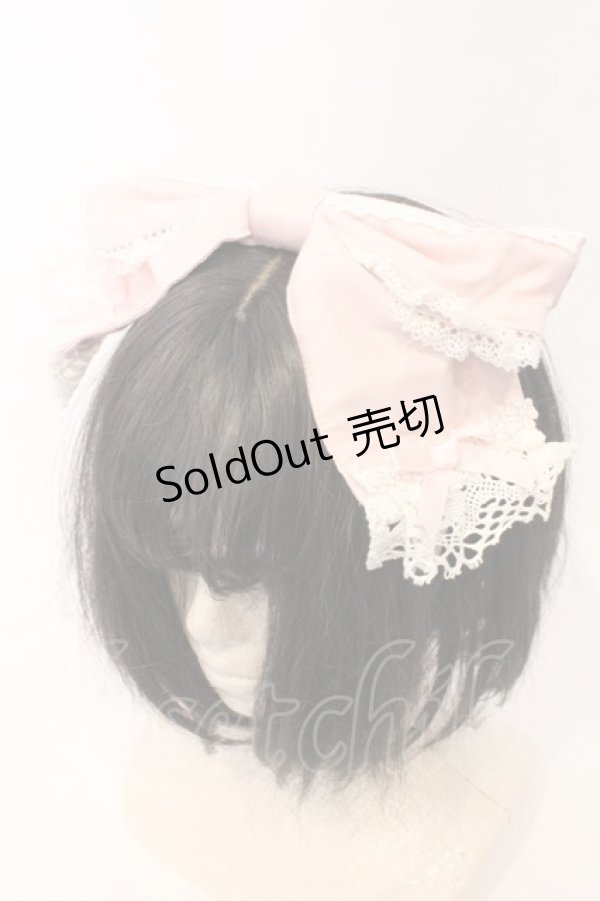 画像1: Angelic Pretty / はしごレースエレガントカチューシャ  ピンク O-26-03-04-033-AP-AC-IG-OS (1)