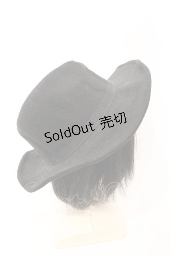 画像4: SEX POT ReVeNGe / スタッズフェルトハット  ブラック O-26-03-04-035-SP-ZA-IG-OS (4)