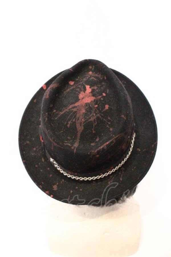 画像3: SEX POT ReVeNGe / ペイントハット  ブラック×レッド O-26-03-04-036-SP-AC-IG-OS (3)