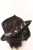 画像5: SEX POT ReVeNGe / ペイントハット  ブラック×レッド O-26-03-04-036-SP-AC-IG-OS (5)