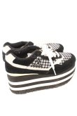 画像5: Candy Stripper / PEPE GINGHAM HIGH SOLE SNEAKERS 24cm ブラック O-26-03-04-037-PU-SH-IG-OS (5)