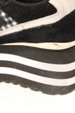画像7: Candy Stripper / PEPE GINGHAM HIGH SOLE SNEAKERS 24cm ブラック O-26-03-04-037-PU-SH-IG-OS (7)