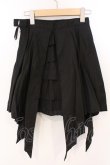 画像4: PEACE NOW / 前後ティアードスカート M ブラック O-26-03-04-042-PU-SK-IG-OS (4)