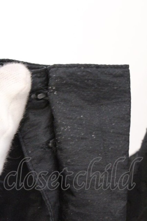 画像4: ALGONQUINS / プリーツカラー異素材ブラウス  ブラック O-26-03-04-045-AL-BL-IG-OS (4)