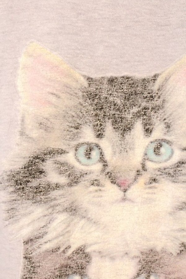 画像3: Candy Stripper / ICE CAT BIG BIG TEE 2 ラベンダー O-26-03-04-057-PU-TO-IG-OS (3)