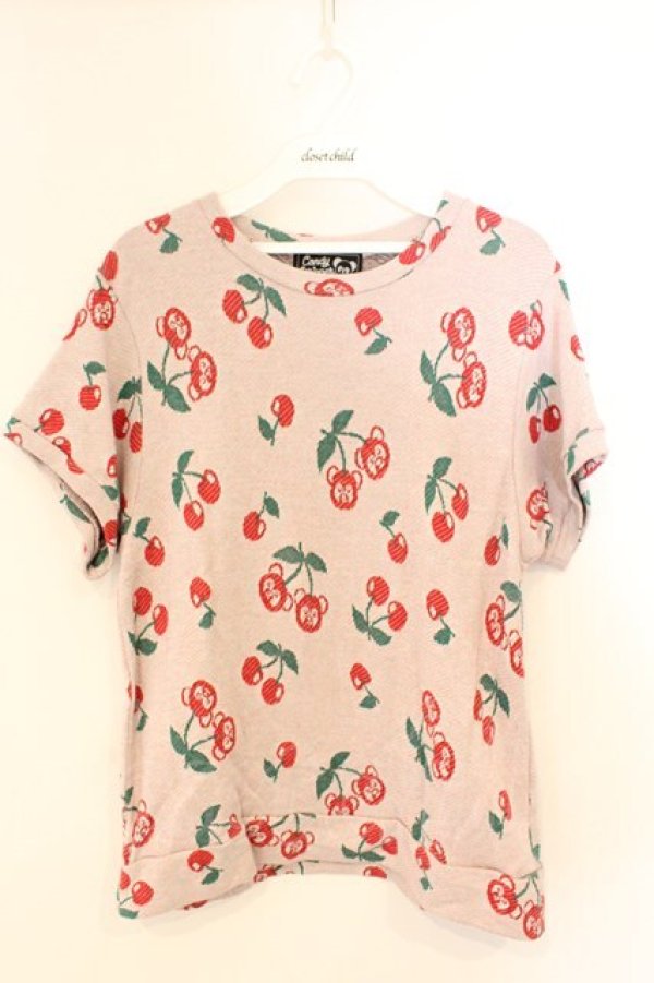 画像1: Candy Stripper / チェリーペペTシャツ 2 レッド系 O-26-03-04-062-PU-TO-IG-OS (1)